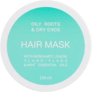 Looky Look Маска для жирных корней и сухих кончиков волос Hair Mask Oily Roots And Dry Ends