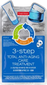 Purederm Трехступенчатый комплекс "Антивозрастой уход" 3-Step Total Anti-Aging Care Treatment