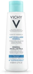 Vichy Purete Thermale Mineral Micellar Milk Міцелярне молочко для сухої шкіри обличчя та очей