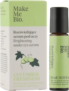 Make Me Bio Освітлювальна сироватка для шкіри навколо очей "Огіркова свіжість" Cucumber Freshness Brightening Under Eye Serum