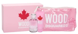 Dsquared2 Wood Pour Femme Набір (edt/100ml + sh/gel/100ml + bag)