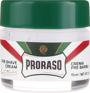 Proraso Крем до бритья с экстрактом эвкалипта и ментола Green Line Pre-Shaving Cream (мини)