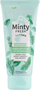 Bielenda Крем-антиперспірант для ніг освіжальний і розгладжувальний Minty Fresh Foot Care Antiperspirant Refreshing & Smoothing Cream