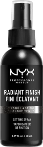 NYX Professional Makeup Radiant Finish Setting Spray Long Lasting Фіксатор для макіяжу з ефектом сяйва