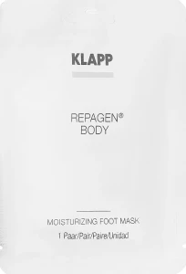 Klapp Увлажняющая маска для ступней ног Repagen Body Moisturizing Foot Mask (пробник)