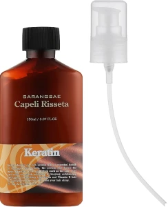 Sarangsae Олія для відновлення волосся з кератином і мигдалем Capeli Risseta Keratin