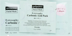 Estesophy Маска для карбокситерапии лица с коллагеном Carbonic Acid Pack Collagen