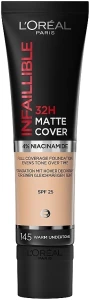 L’Oreal Paris Infaillible 32H Matte Cover Стойкий тональный крем с матовым финишем