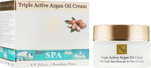 Health And Beauty Крем для обличчя активний з арганієвою олією Triple Active Argan Oil Cream