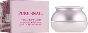 Bergamo Антивіковий відновлювальний крем для обличчя Pure Snail Wrinkle Care Cream