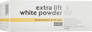 Krom Пудра обесцвечивающая белая Bleaches Extra Lift White Powder