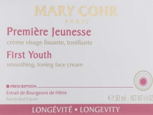 Mary Cohr Разглаживающий, тонизирующий крем для лица First Youth Cream