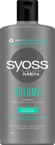 SYOSS Шампунь для нормальных и тонких волос Men Volume