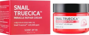 Some By Mi Восстанавливающий крем с муцином улитки и керамидами Snail Truecica Miracle Repair Cream