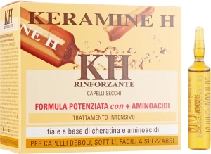 Keramine H Ампулы для укрепления сухих волос Reinforcing Treatments Dried Hair Field