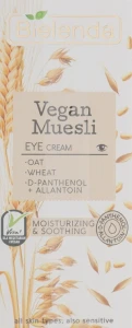 Bielenda Зволожувальний крем під очі Vegan Muesli Eye Cream