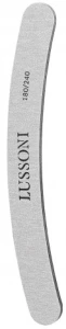 Lussoni Пилка для нігтів Zebra Banana File Grid 180/240