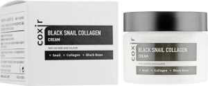 Coxir Живильний антивіковий крем для обличчя Black Snail Collagen Cream Anti-Wrinkle And Nourish