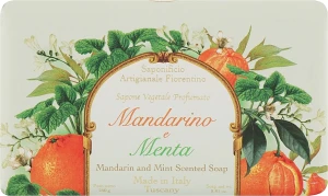 Saponificio Artigianale Fiorentino Мыло натуральное «Мандарин&Мята» Tangerine & Mint Soap