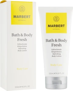 Marbert Освежающий лосьон для тела с ароматом цитрусовых Bath & Body Fresh Refreshing Body Lotion