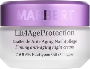 Marbert Укрепляющий ночной крем Lift4Age Protection Straffende Anti-Aging Night Care