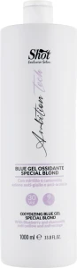 Shot Гель-окислювач з синім пігментом 9% Ambition Tech Blue Oxidizing Gel Special Blond