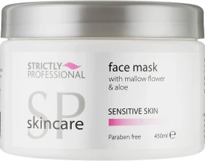 Strictly Professional Ніжна заспокійлива маска з екстрактом алое для чутливої шкіри обличчя SP Skincare Face Mask For