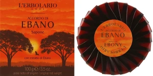 L’Erbolario Запашне мило "Чорне дерево" Notes Of Ebony Soap