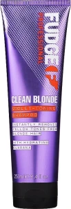 Fudge Шампунь для придания серебристого оттенка Clean Blond Violet Toning Shampoo