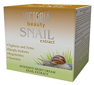 Victoria Beauty Інтенсивний нічний крем з екстрактом равлика Intensive Night Cream With Snail Extract