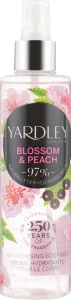 Yardley Спрей для тела Blossom & Peach Moisturising Fragrance Body Mist