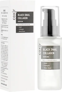 Coxir Антивіковий серум для обличчя Black Snail Collagen Serum