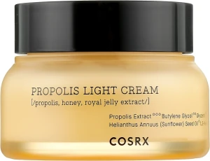 Легкий крем для лица на основе экстракта прополиса - CosRX Propolis Light Cream, 65ml