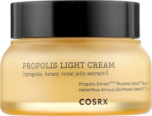 Легкий крем для обличчя на основі екстракту прополісу - CosRX Propolis Light Cream, 50ml