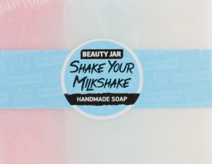 Beauty Jar Глицериновое мыло с ароматом клубники со сливками Shake Your Milkshake Handmade Soap