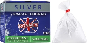 Ronney Professional Пудра для освітлення волосся з кератином Ronney Dust Free Bleaching Powder With Keratin
