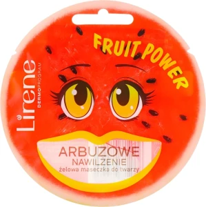 Lirene Гелева маска для обличчя "Кавун" Fruit Power