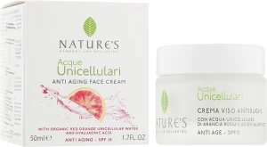 Nature's Крем антивозрастной для лица Acque Unicellulari Anti-Aging Cream SPF 15