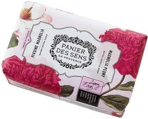 Panier des Sens Екстра-ніжне мило олія ши "Магнолія Піон" Extra Gentle Natural Soap with Shea Butter Magnolia Peony