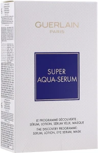 Guerlain Набор Super Aqua Serum Set (serum/50ml + eye/serum/5ml + mask/1pcs + lot/15ml)