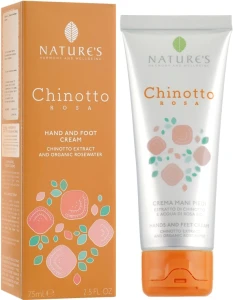Nature's Крем для рук і ніг Chinotto Rosa Hand And Foot Cream