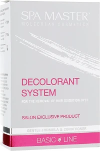 Spa Master Система для видалення стійких фарб з волосся Decolorant System Gentle Formula & Conditioner