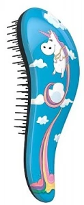 KayPro Щітка для розплутування волосся, блакитна Dtangler Unicorn