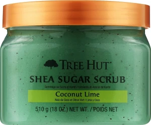 Tree Hut Скраб для тіла "Кокос і лайм" Shea Sugar Scrub