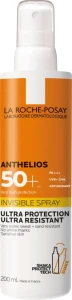 La Roche-Posay Солнцезащитный стойкий невидимый спрей для кожи лица и тела, очень высокая степень защиты SPF50+ Anthelios Invisible Spray