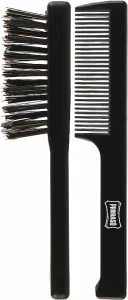Proraso Набір для догляду за бородою й вусами Moustache Comb and Beard Brush Set (brush/2pcs)