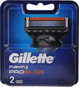 Gillette Змінні касети для гоління, 2 шт. Fusion ProGlide