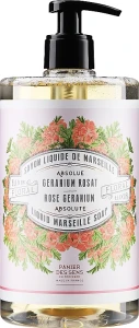 Panier des Sens Марсельское жидкое мыло "Герань" Geranium Rose Liquid Soap