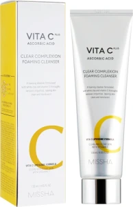 Missha Очищающая пена для умывания Vita C Plus Clear Complexion Foaming Cleanser