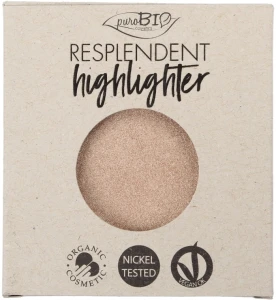 PuroBio Cosmetics Resplendent Highlighter (змінний блок) Хайлайтер